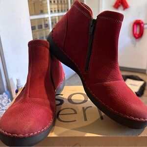 New Women's Josef Seibel Fergey 94 - Red Sz 9 Boots
